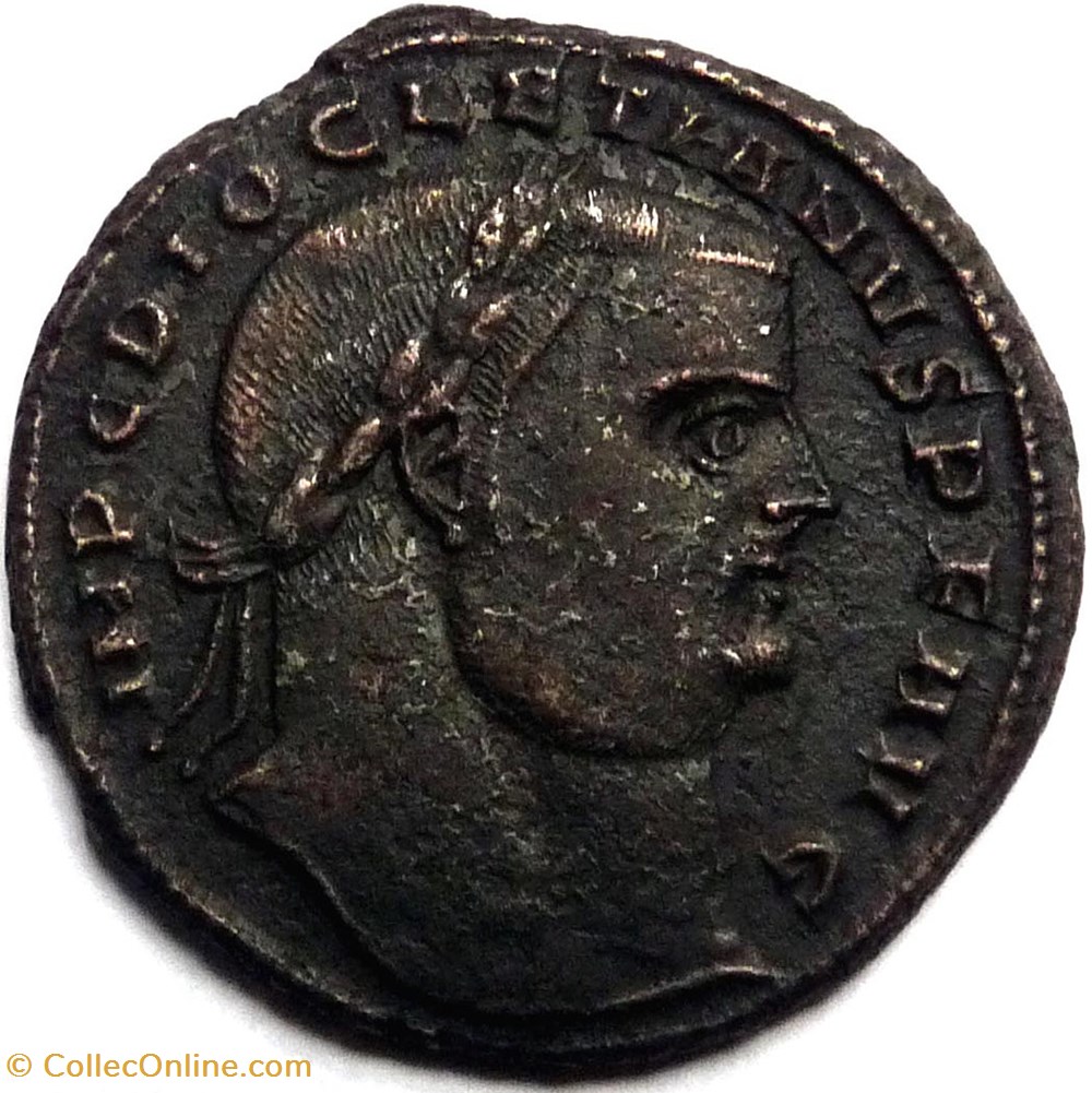 monnaies antiques romaines republicaines imperiales diocletien 304 305 alexandrie iovi cons caes