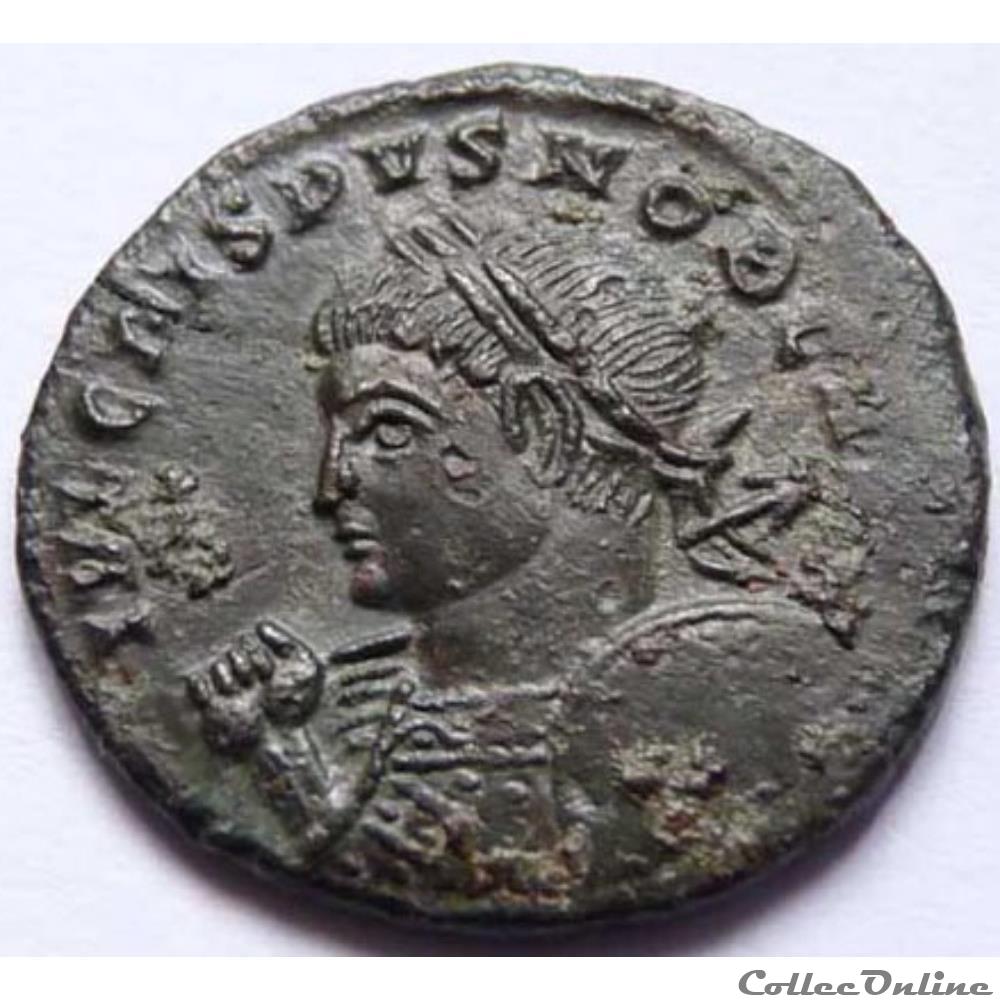 Crispus 322/ Trèves/BEATA TRANQVILLITAS monnaie antique av jc ap romaine crispus 322 treves beata tranqvillitas