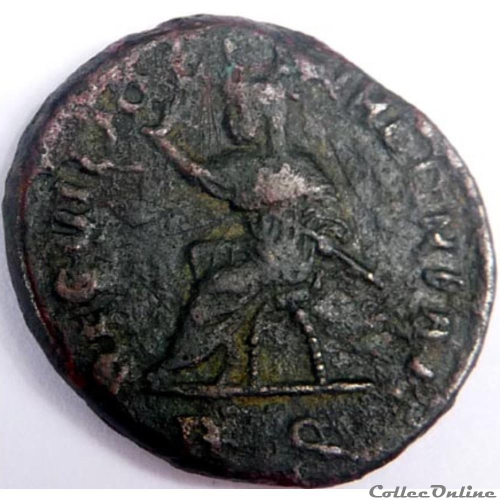 Claude II 317-318/Rome/REQVIES OPTIMOR MERIT monnaies antiques romaines republicaines imperiales claude ii 317 318 rome reqvies optimor merit