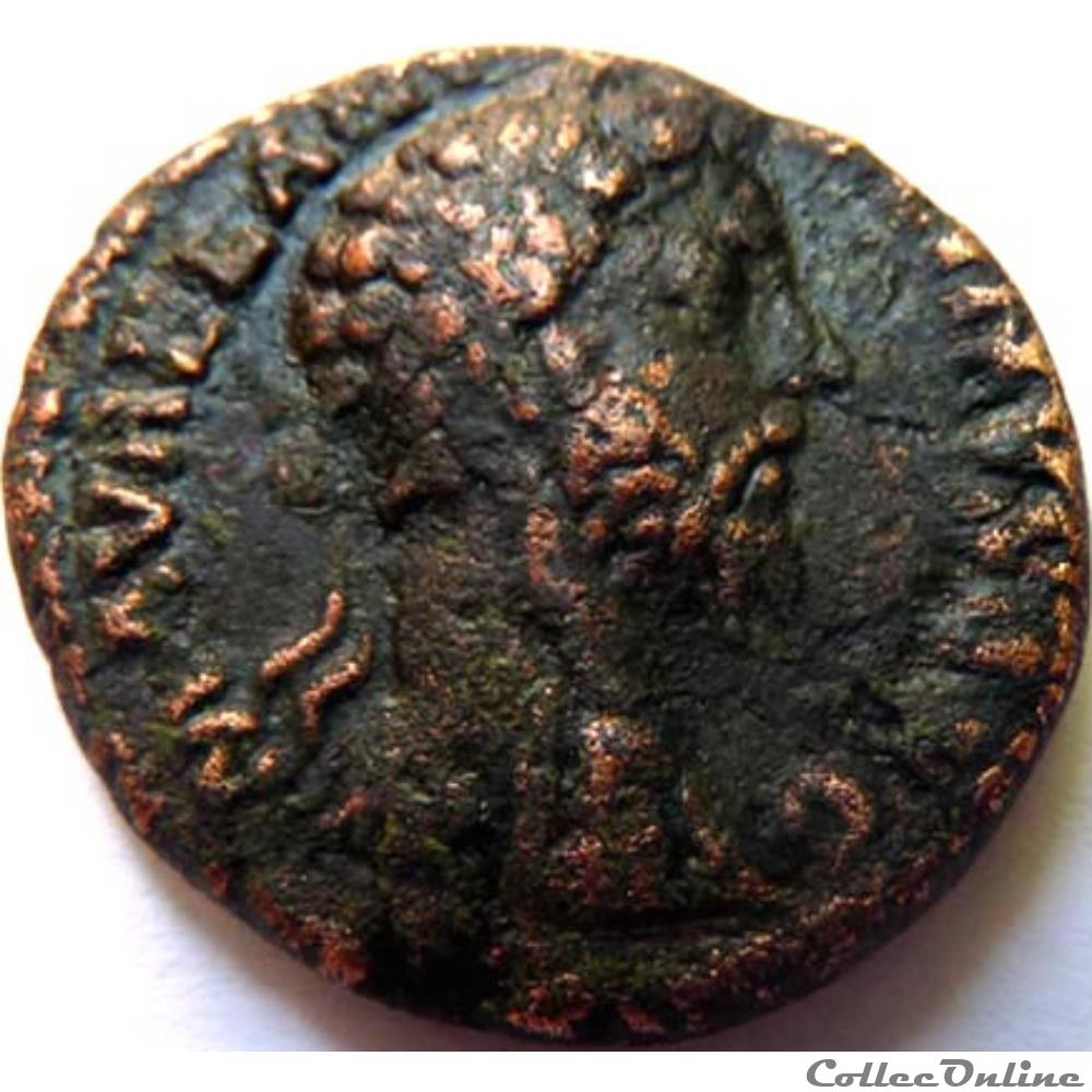 Marc Aurèle 179-180/As/Rome/RIC III 1247 monnaie antique romaine marc aurele 179 180 as rome ric iii 1247