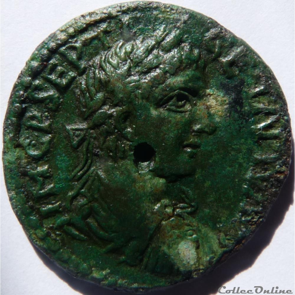 monnaies antiquite av jc ap romaines provinciales geta 211 tetrassaria stobi