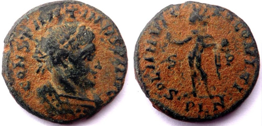 RIC 111/Constantin 1er 317/Londres/SOLI INVICTO COMITI monnaies antiques romaines imperiales et republicaines ric 111 constantin 1er 317 londres soli invicto comiti