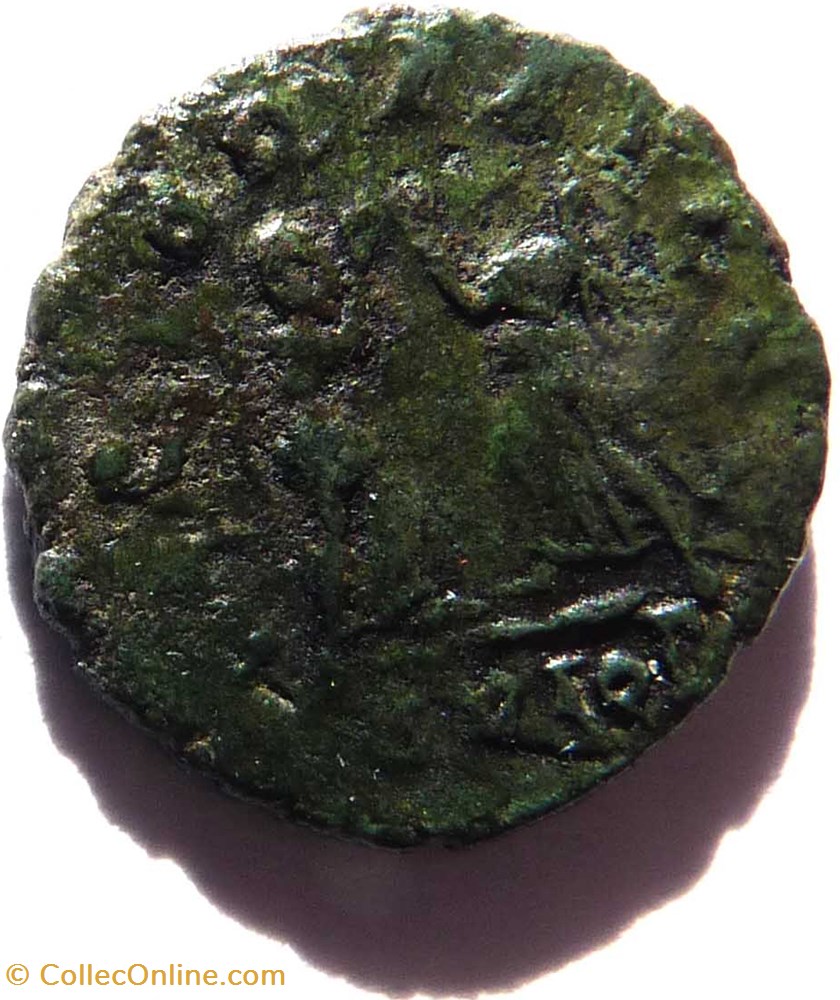 monnaie antique jc ap romaine republicaine imperiale arcadius aquilee 383 388 victoria avggg