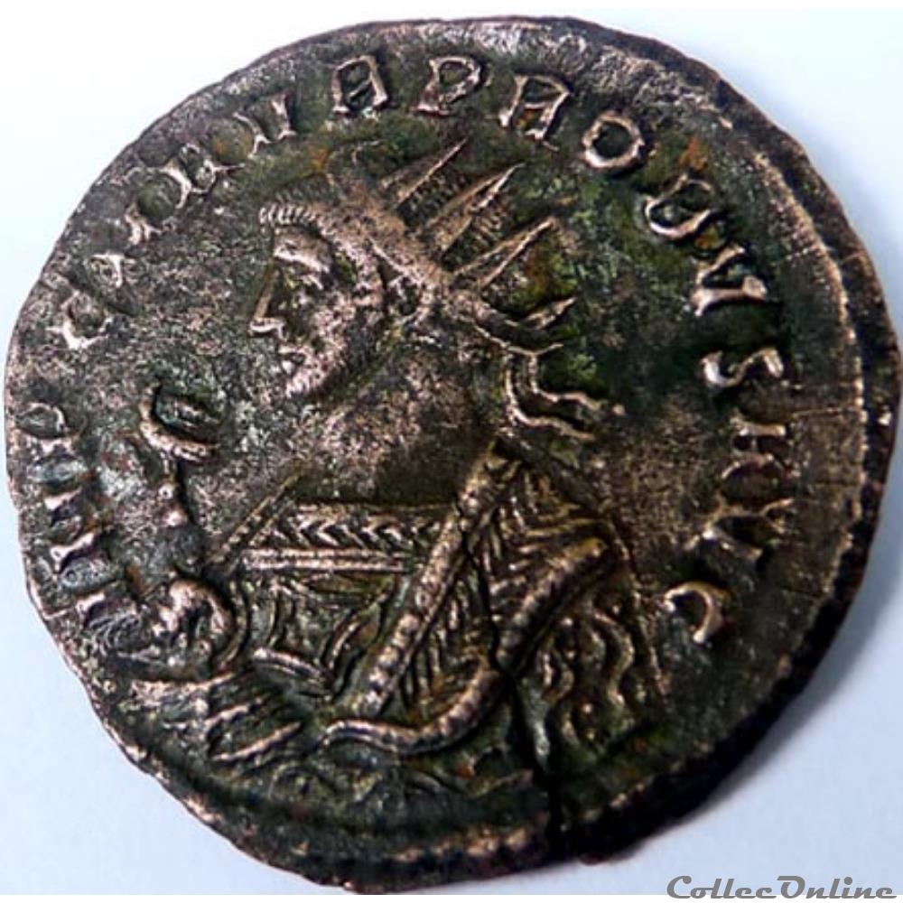 Probus 280/Ticinum/PAX AVGVSTI monnaie antique jc ap romaine probus 280 ticinum pax avgvsti