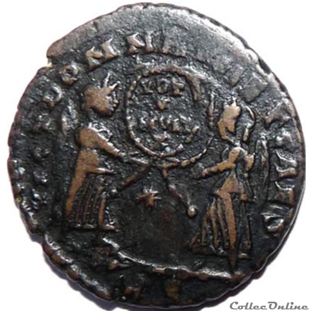 Magnence 350-352/Rome/VICT DD NN AVG ET CAES monnaies antiques romaines republicaines imperiales magnence 350 352 rome vict dd nn avg et caes
