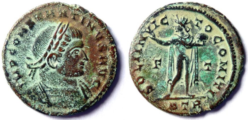RIC 166/Constantin 1er 317-318/Trèves/SOLI INVICTO COMITI monnaies antiques romaines imperiales et republicaines ric 166 constantin 1er 317 318 treves soli invicto comiti