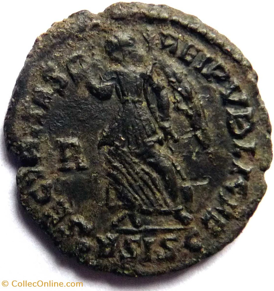 Valens 364-367/Siscia/SECVRITAS REIPVBLICAE monnaies antiquite av jc ap romaines republicaines imperiales valens 364 367 siscia secvritas reipvblicae