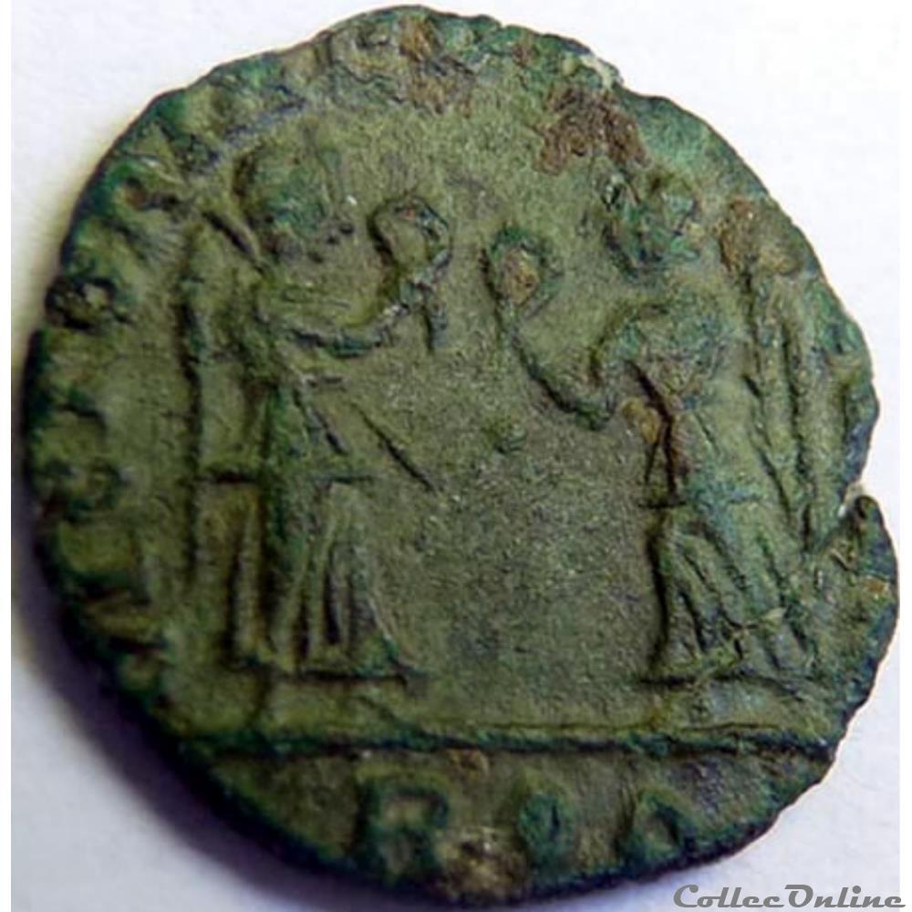 Constans 341-347/Rome/VICTORIAE DD AVGG Q NN monnaies antiques romaines republicaines imperiales constans 341 347 rome victoriae dd avgg q nn