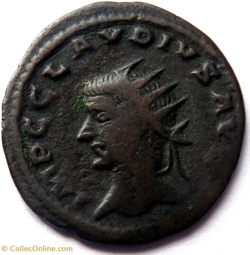 Claude II 270/Antioche/SALVS AVG monnaies antiques jc ap romaines republicaines imperiales claude ii 270 antioche salvs avg