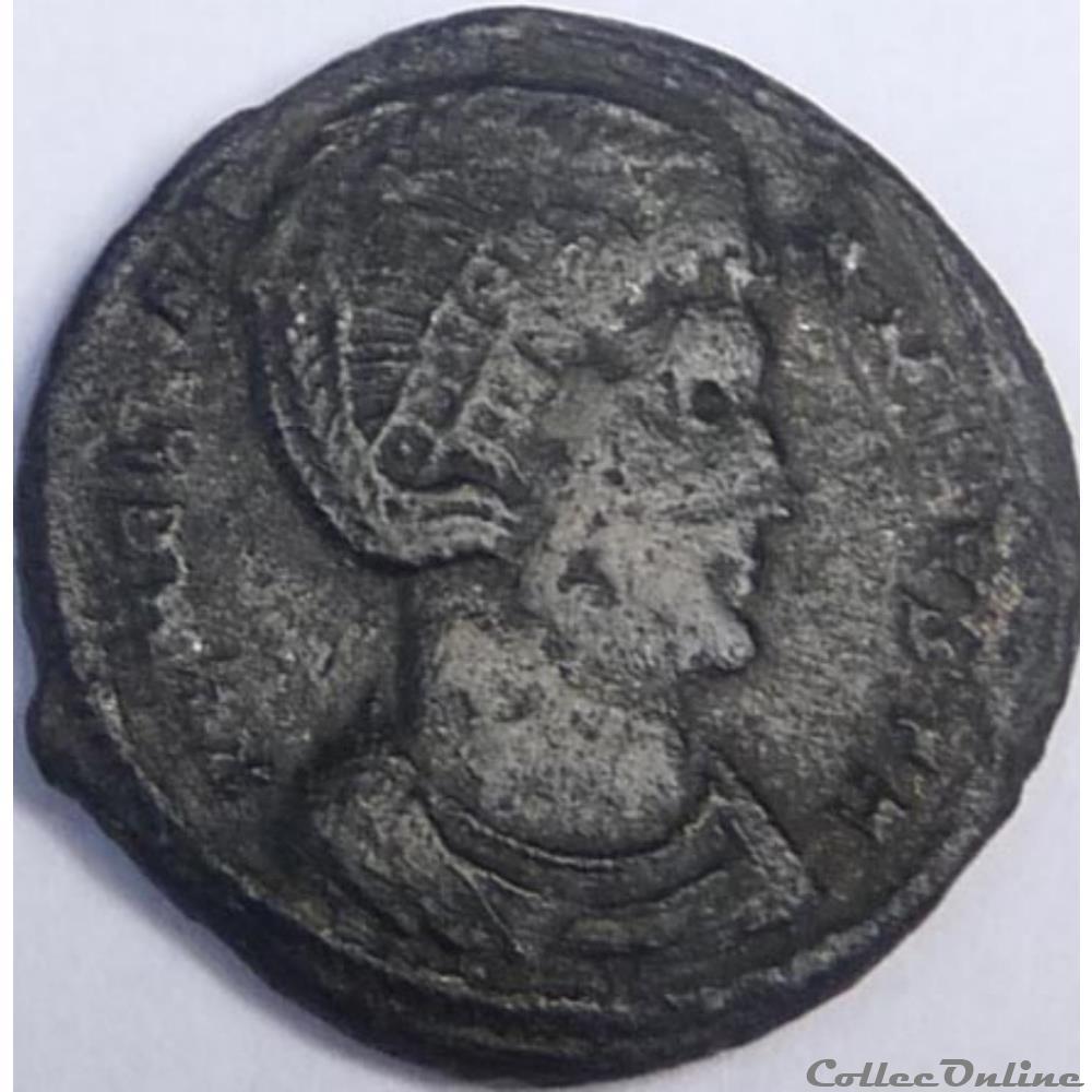 monnaies antiques romaines republicaines imperiales helene 327 328 treves secvritas reipvblice