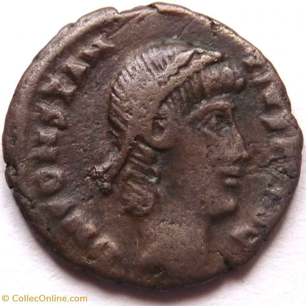 monnaie antique av jc ap romaine republicaine imperiale constance ii 347 348 alexandrie vot xx mvlt xxx