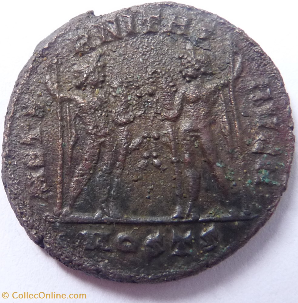 Maxence 309-312/Ostie/AETERNITAS AVG N monnaie antique jc ap romaine republicaine imperiale maxence 309 312 ostie aeternitas avg n