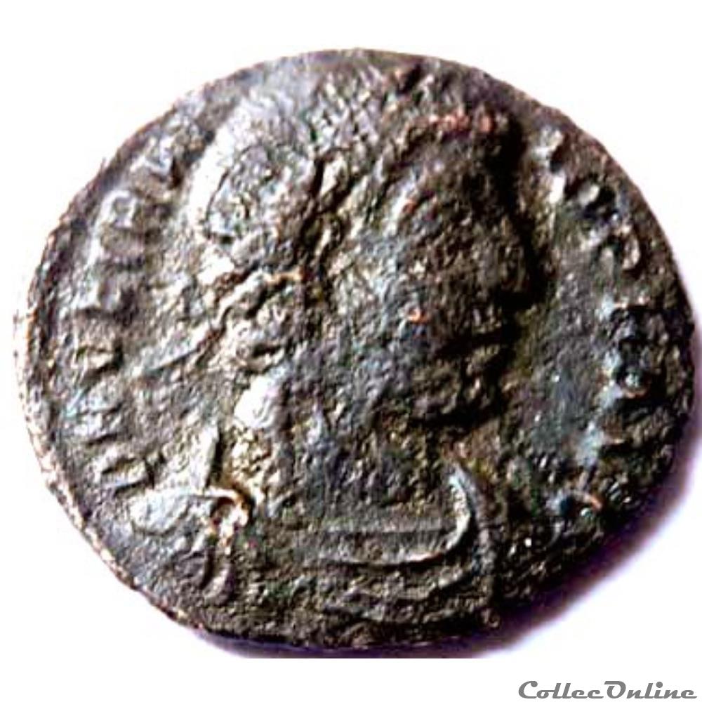 monnaies antiques romaines republicaines imperiales vetranio 350 thessalonique virtvs exercitvm