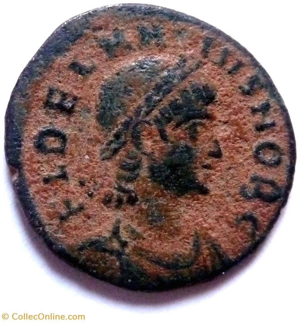 Delmace 336-337/Nicomédie/GLORIA EXERCITVS monnaies antiques romaines imperiales et republicaines delmace 336 337 nicomedie gloria exercitvs