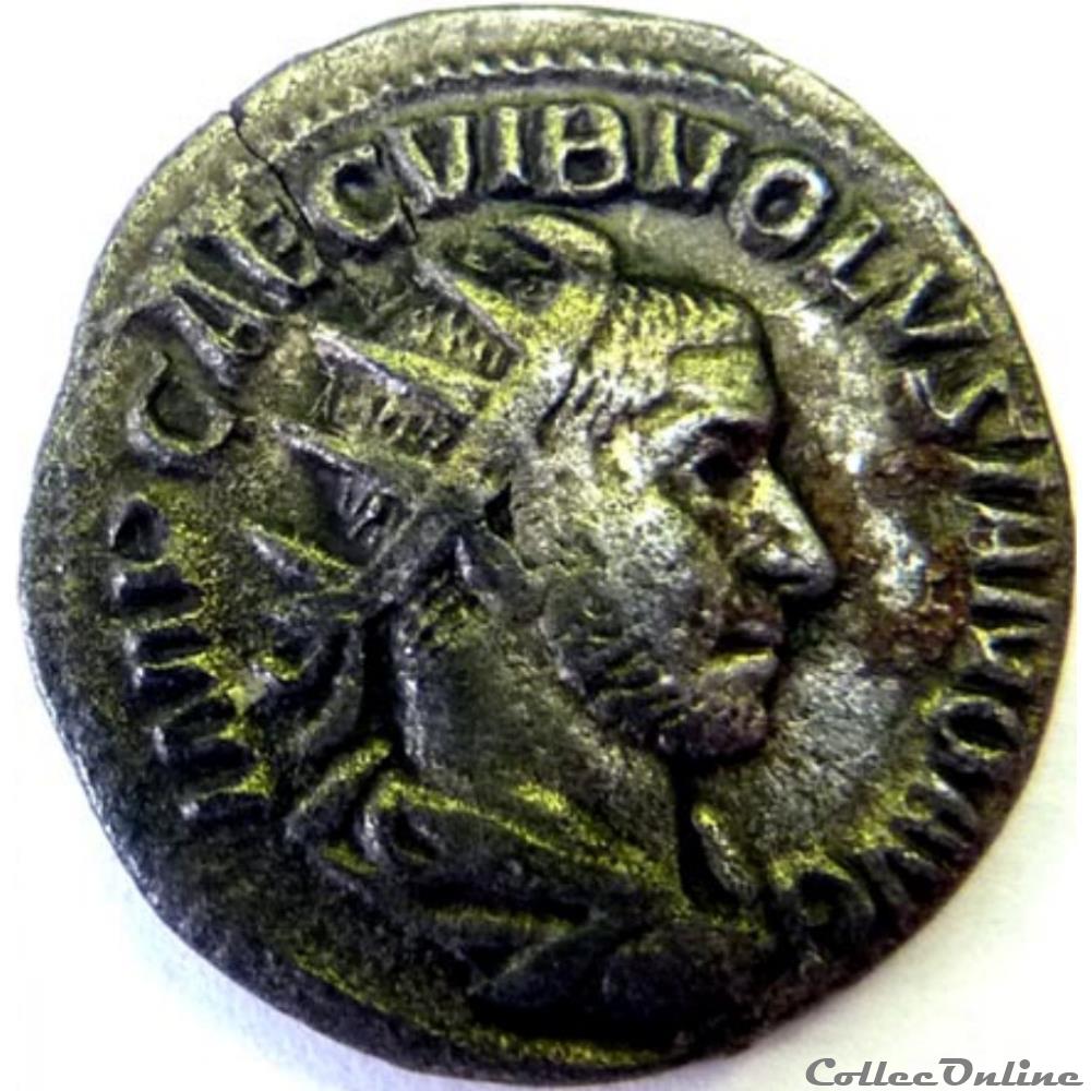 Volusien 253/Rome/RIC IVc 184 monnaie antique av jc a ap romaine volusien 253 rome ric ivc 184