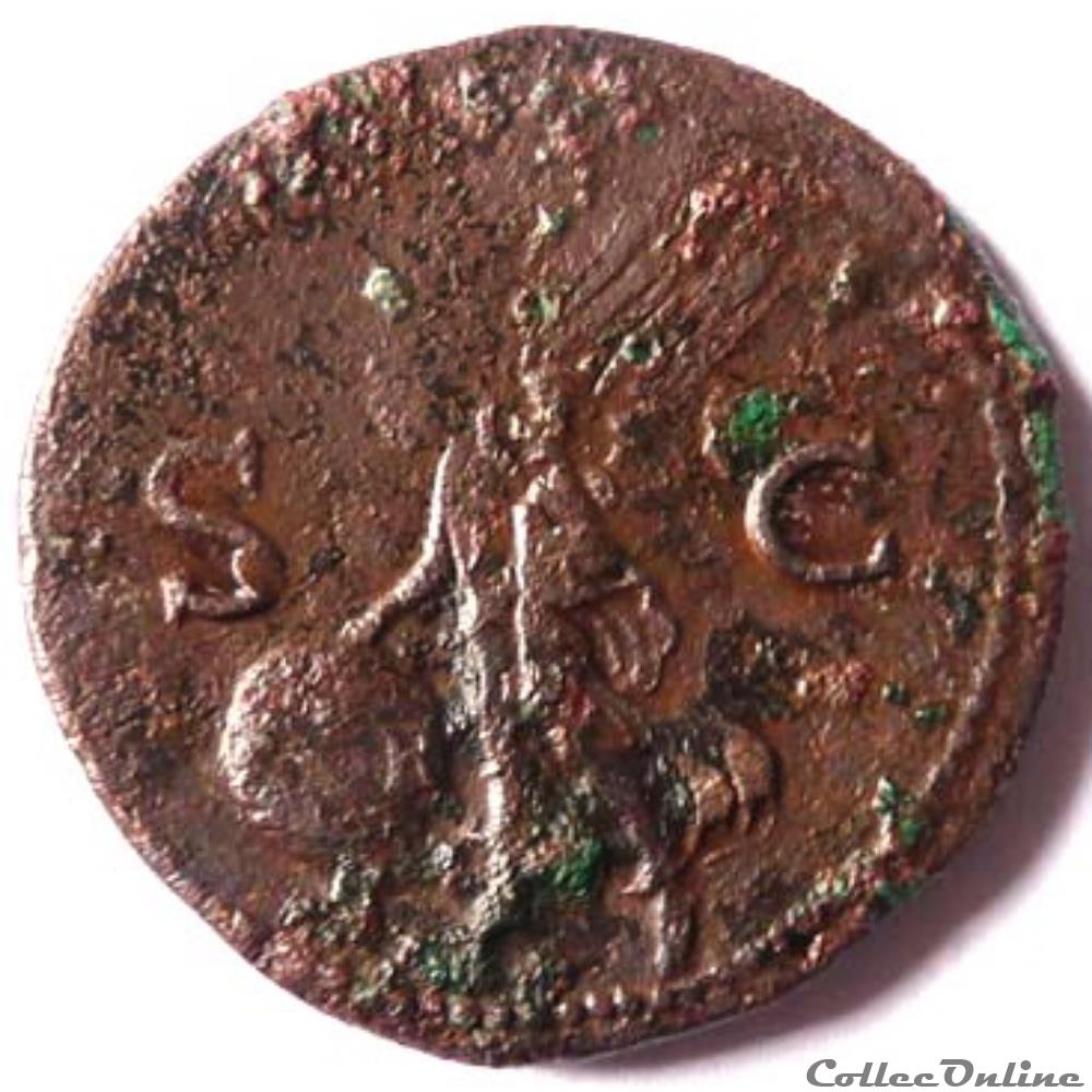 Néron 54-68/As/Victoire monnaie antique av jc ap romaine neron 54 68 as victoire