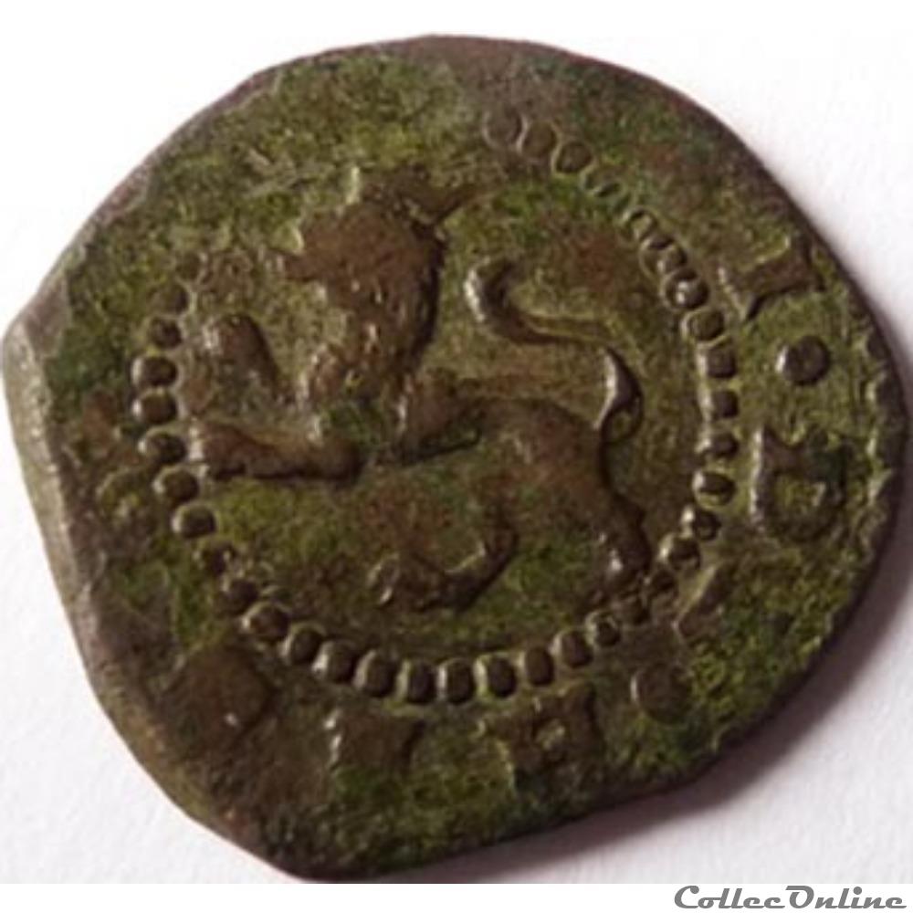 2 maravedis/Burgos/Philippe II (1556-1598) monnaie 2 maravedis burgos philippe ii 1556 1598