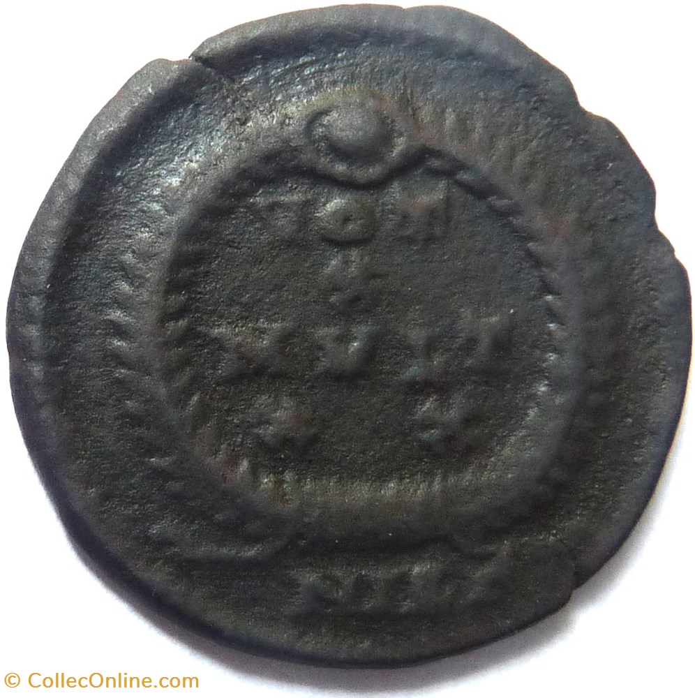 Julien II 361-363/Nicomédie/VOT X MVLT XX monnaie antique av jc a ap romaine republicaine imperiale julien ii 361 363 nicomedie vot x mvlt xx