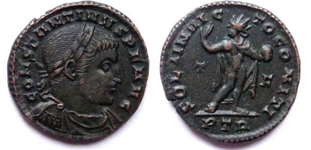 RIC 46/Constantin 1er 313-315/Trèves SOLI INVICTO COMITI monnaies antiques romaines imperiales et republicaines ric 46 constantin 1er 313 315 treves soli invicto comiti