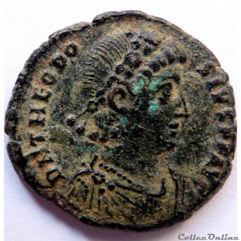 Théodose 378-383/Antioche/CONCORDIA AVGGG monnaies antiques romaines republicaines imperiales theodose 378 383 antioche concordia avggg