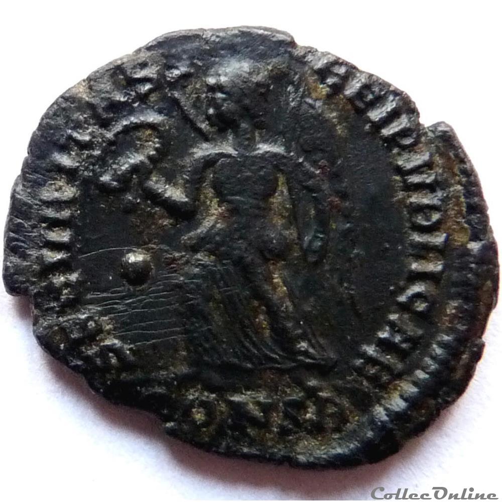 Valens 367-375/Constantinople/SECVRITAS REIPVBLICAE monnaie antique av jc ap romaine valens 367 375 constantinople secvritas reipvblicae