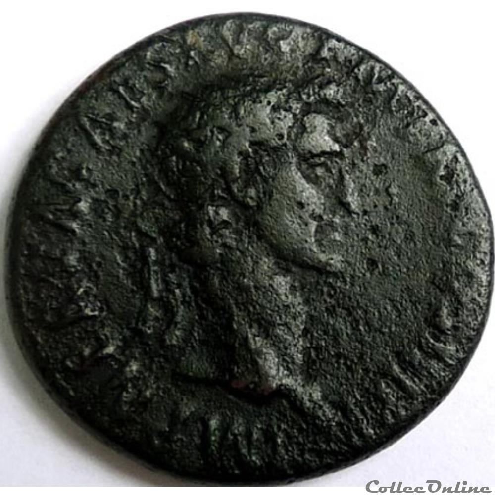 Nerva 97/Dupondius/Rome/RIC II 101 monnaie antique romaine nerva 97 dupondius rome ric ii 101