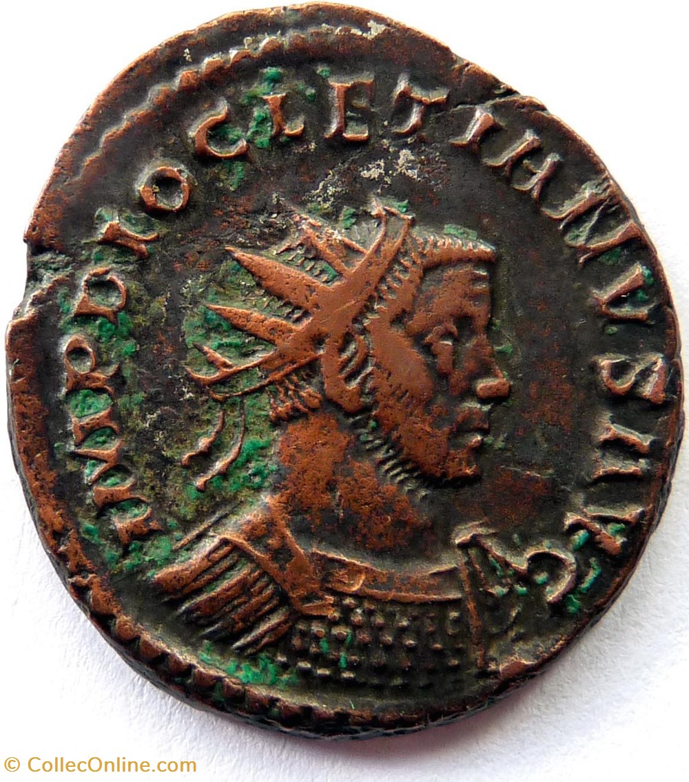 Dioclétien 290-291/Lyon/IOVI AVGG monnaies antiques romaines imperiales republicaines diocletien 290 291 lyon iovi avgg