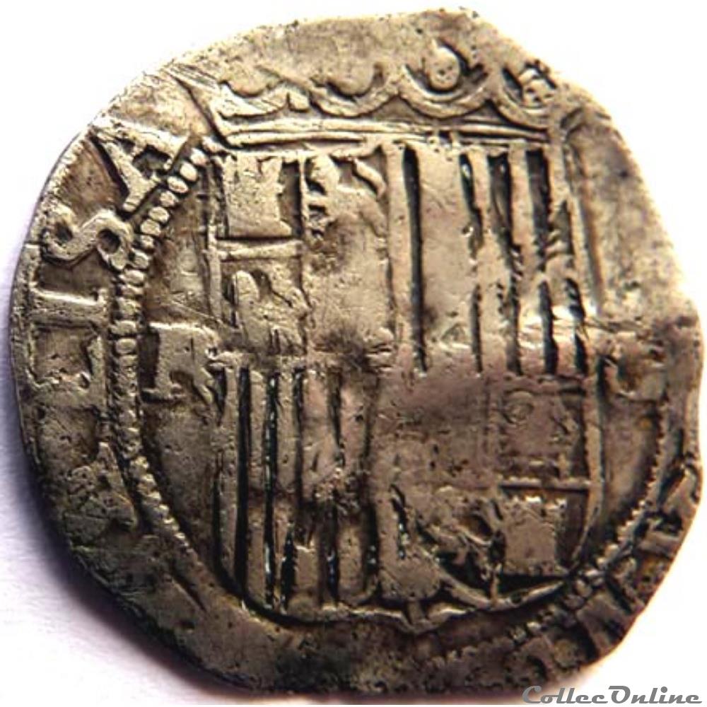 Rois catholiques (Isabelle et Ferdinand) 1469-1504 5 monnaie rois catholiques isabelle et ferdinand 1469 1504