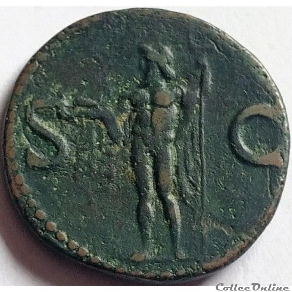Agrippa 37-41/As/Neptune monnaie antique av jc ap romaine agrippa 37 41 as neptune