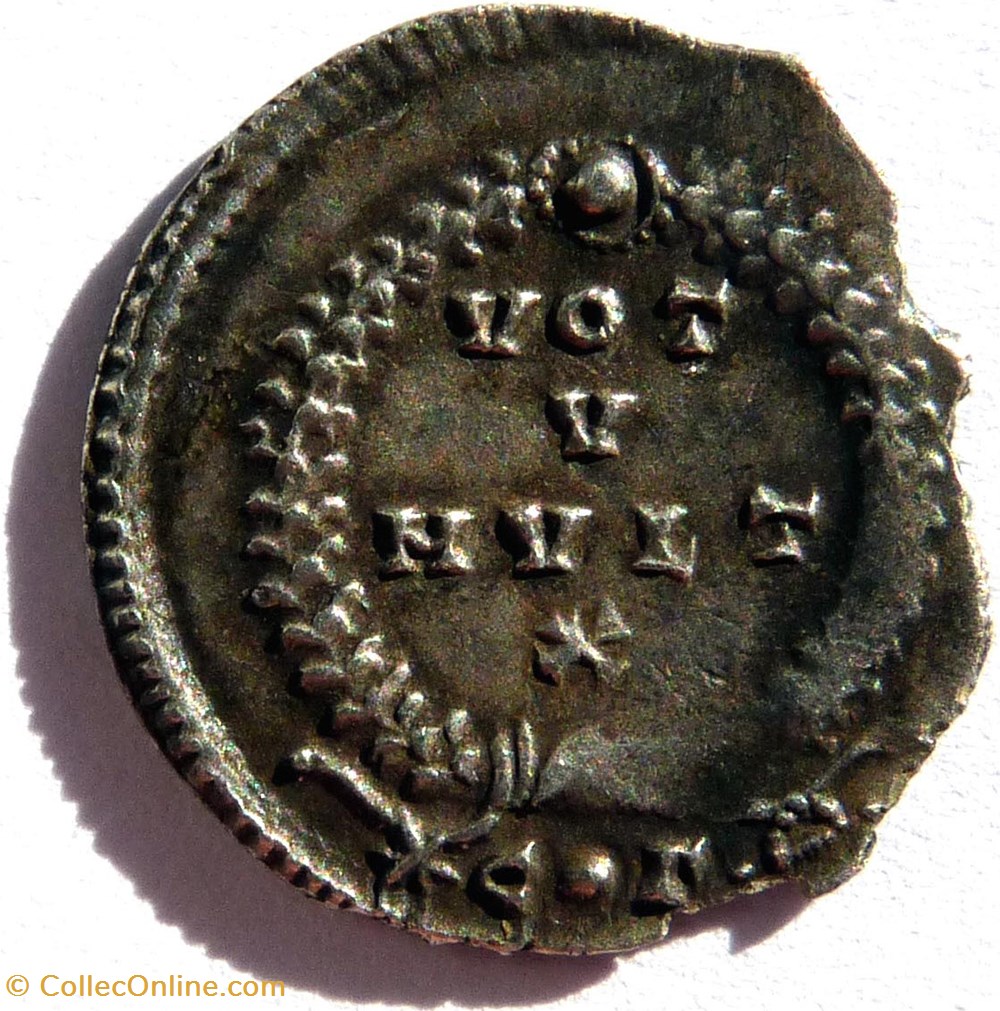 Valentinien 367-375/Constantinople/VOT V MVLT X monnaies antiques romaines imperiales et republicaines valentinien 367 375 constantinople vot v mvlt x