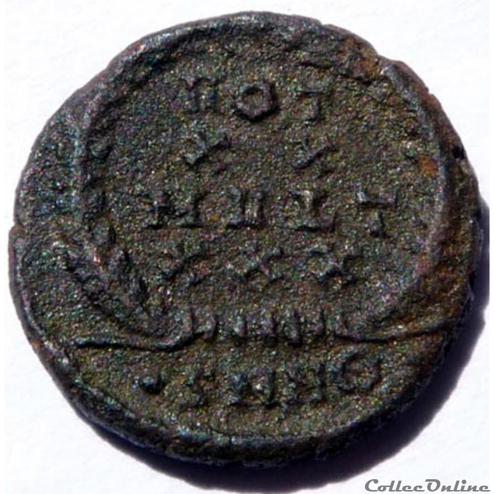 Constans 347-348/Nicomédie/VOT XX MVLT XXX monnaies antiques romaines republicaines imperiales constans 347 348 nicomedie vot xx mvlt xxx