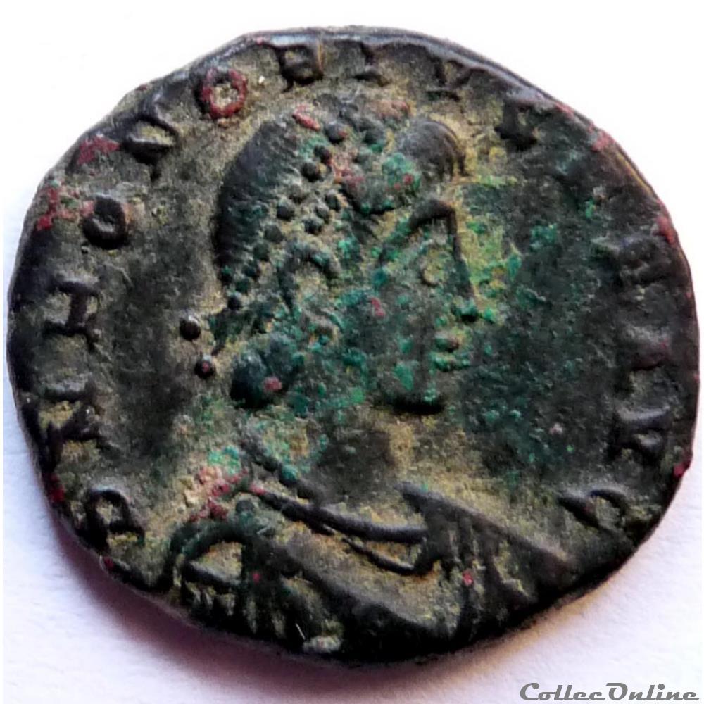 Honorius 392-395/Nicomédie/GLORIA ROMANORVM monnaie antique av jc ap romaine honorius 392 395 nicomedie gloria romanorvm