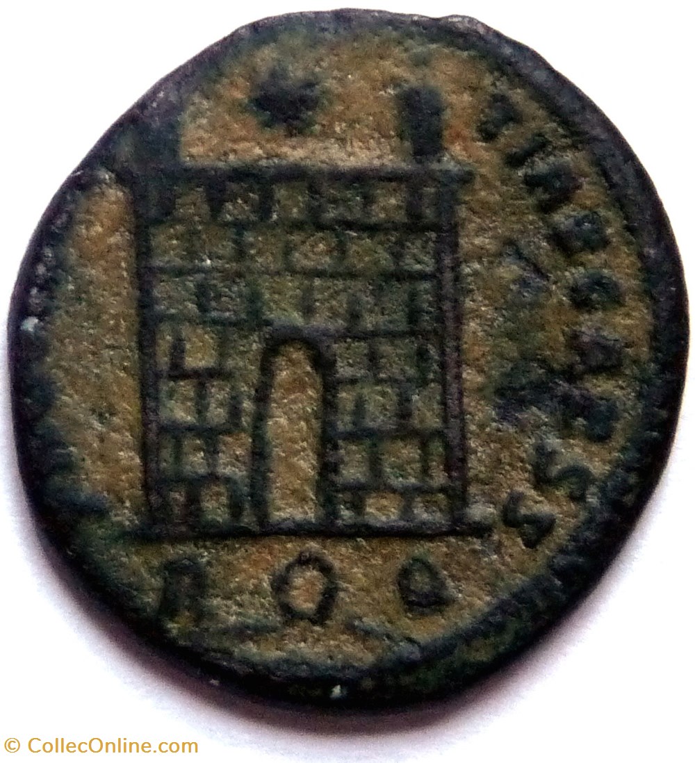monnaies antiques romaines republicaines imperiales constance ii 326 rome providentiae caess