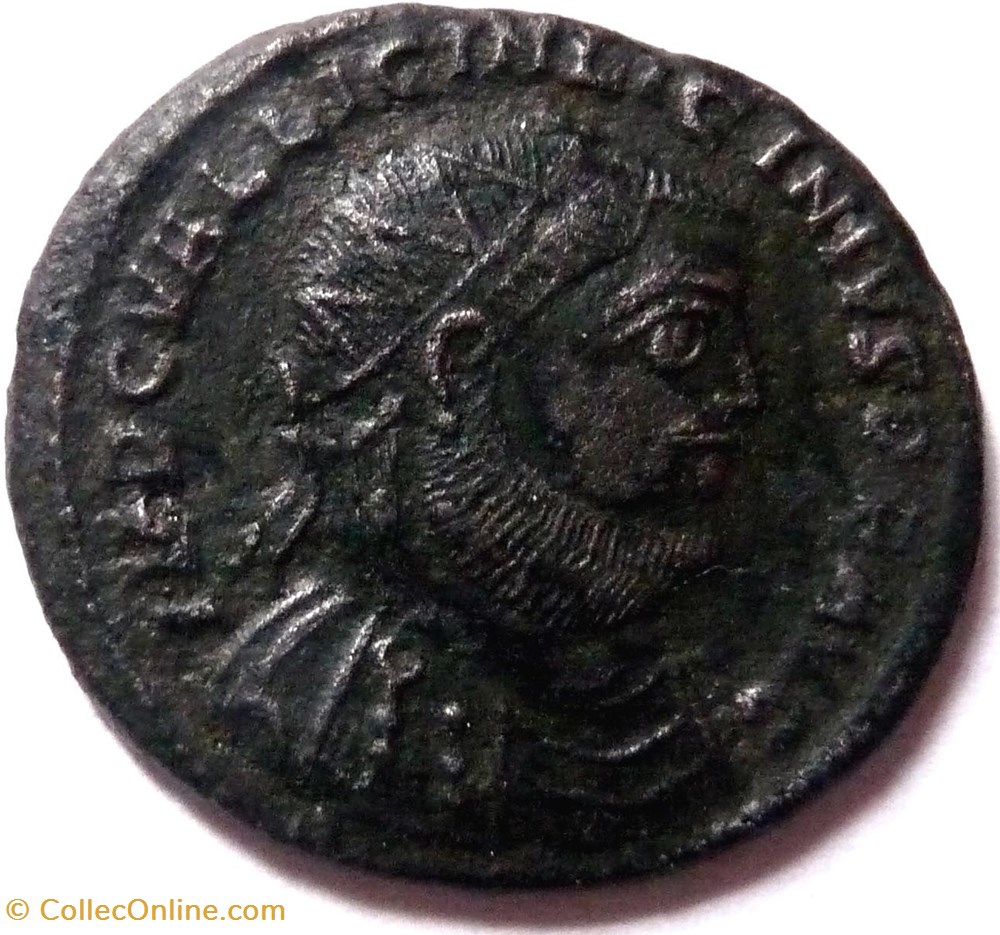 Licinius 1er 321-324/Héraclée/IOVI CONSERVATORI monnaies antiques romaines republicaines imperiales licinius 1er 321 324 heraclee iovi conservatori