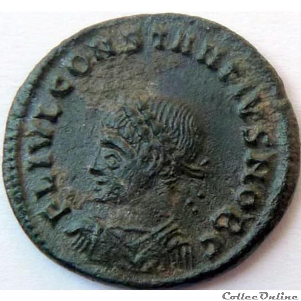 Constance II 329-330/Arles/PROVIDENTIAE CAESS monnaies antiques romaines republicaines imperiales constance ii 329 330 arles providentiae caess