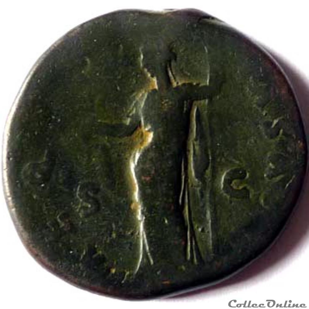 Hadrien 134-138/Sesterce/Rome/RIC II 743 monnaie antique romaine hadrien 134 138 sesterce rome ric ii 743
