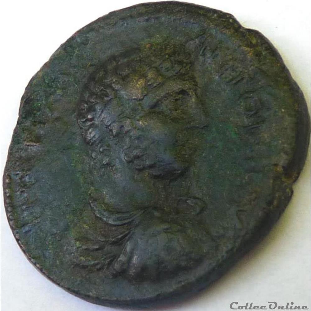 Caracalla ou Elagabale/Tetrassaria/Stobi 2 monnaies antiquite av jc ap romaines provinciales caracalla ou elagabale tetrassaria stobi