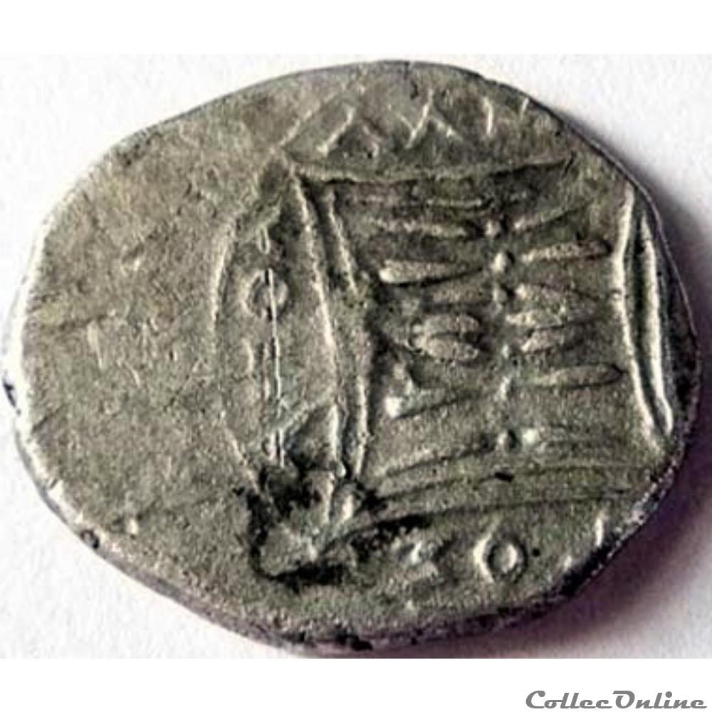 Drachme d'Apollonia 229-100 av JC monnaies antiques grecques drachme apollonia 229 100 av jc