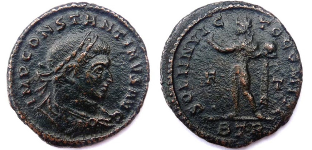 RIC 157/Constantin 1er 317-318/Trèves/SOLI INVICTO COMITI monnaies antiques romaines imperiales et republicaines ric 157 constantin 1er 317 318 treves soli invicto comiti