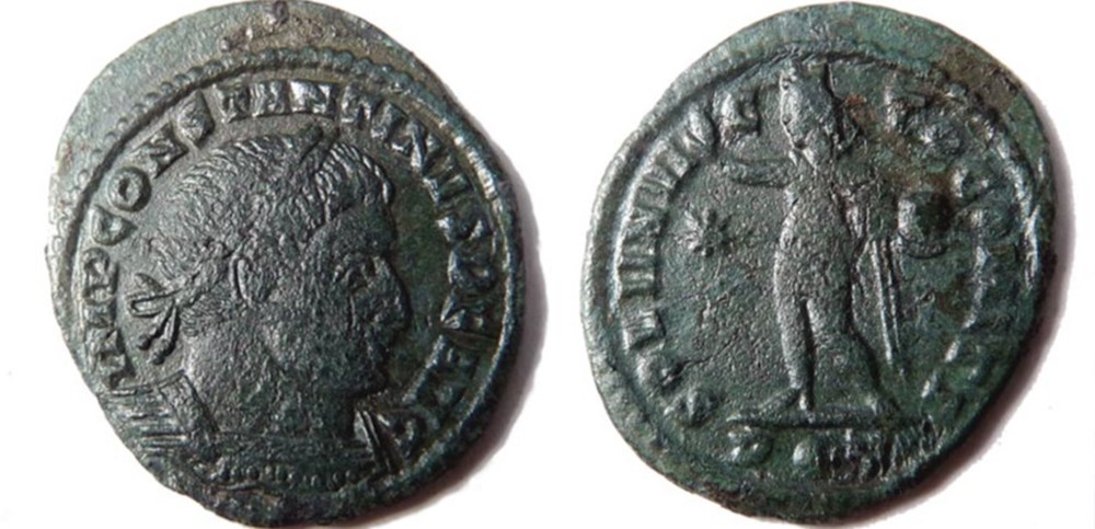 RIC 21/Constantin 1er 314-315/Ticinvm/SOLI INVICTO COMITI monnaies antiques romaines imperiales et republicaines ric 21 constantin 1er 314 315 ticinvm soli invicto comiti