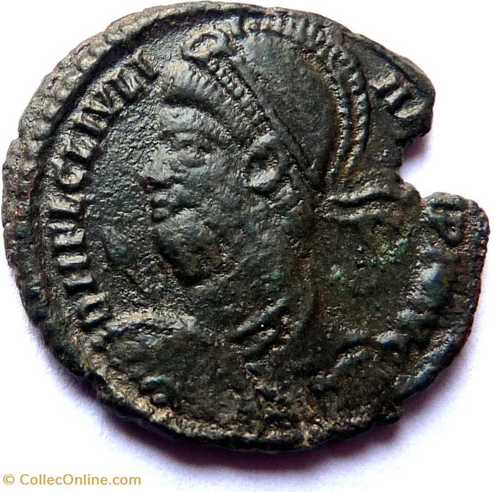 Julien II 361-363/Aquillée/VOT X MVLT XX monnaies antiques romaines republicaines imperiales julien ii 361 363 aquillee vot x mvlt xx
