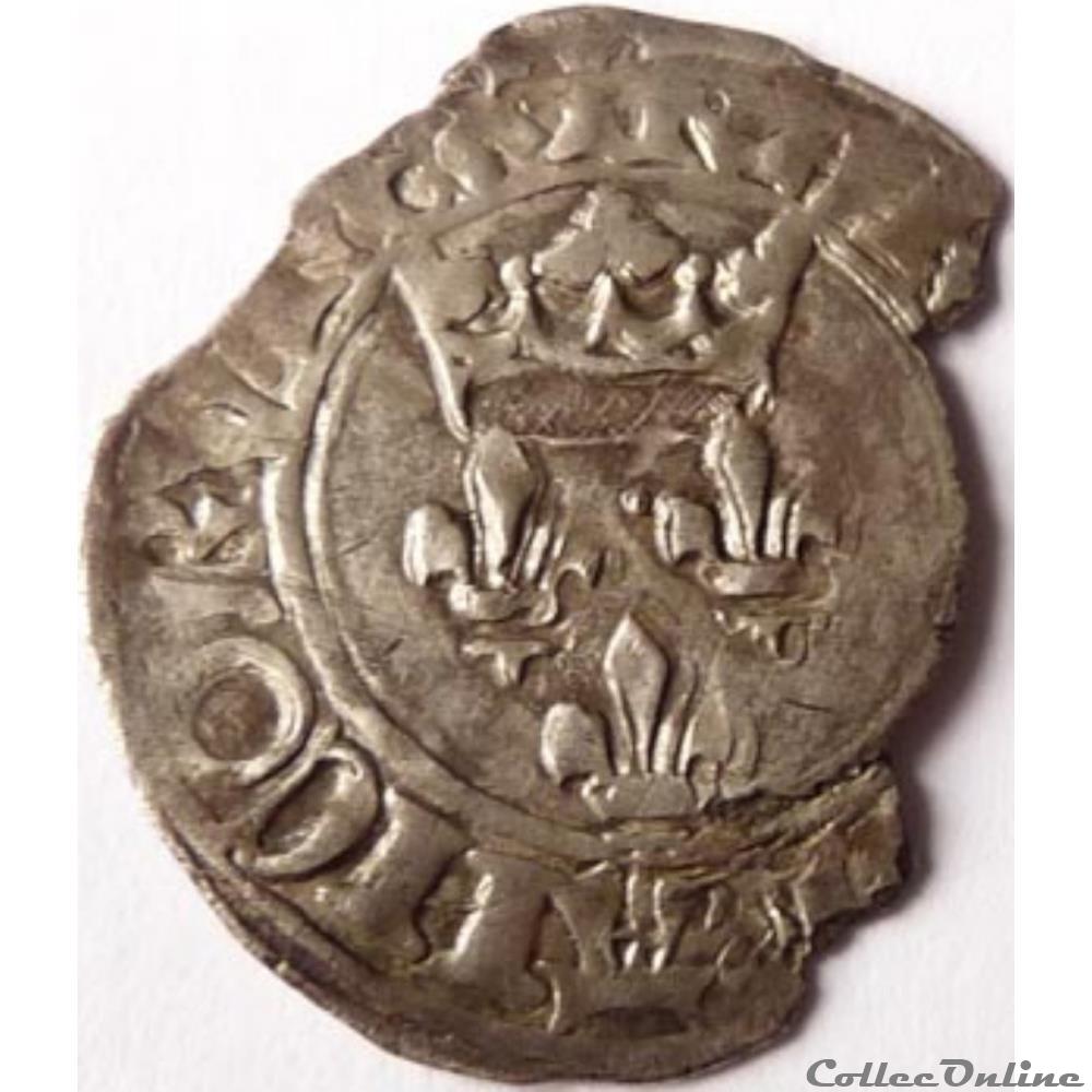 Charles VI le Fol 1380-1422 monnaie france royale charles vi le fol 1380 1422