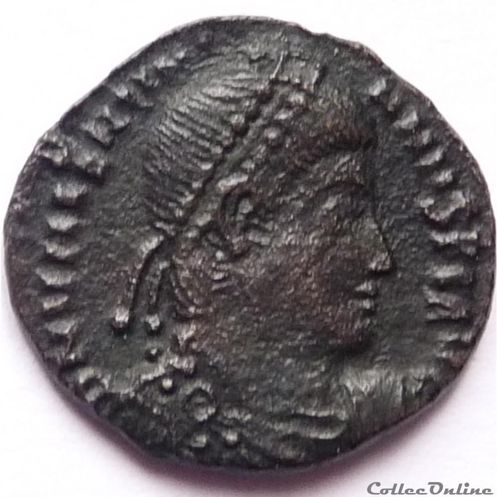 monnaie antique av jc ap romaine valentinien 364 375 thessalonique gloria romanorvm
