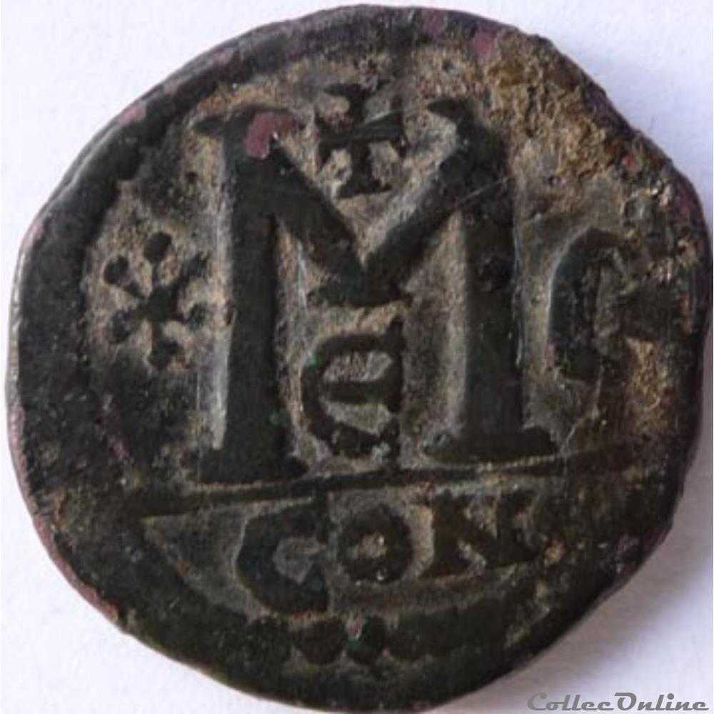 Anastase 491-518/Constantinople monnaies byzantines empire d maurice tibere anastase 491 518 constantinople