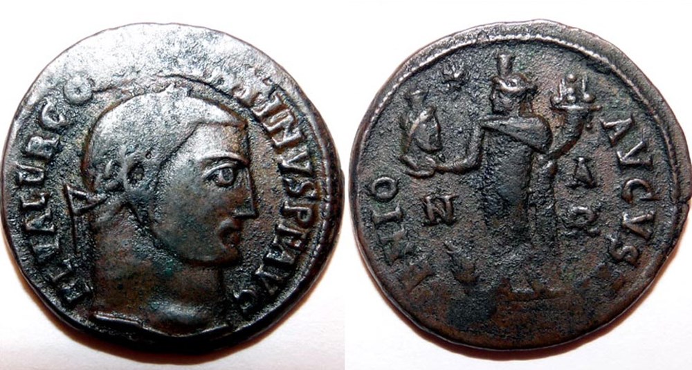 GENIO AVGVSTI/313/Alexandrie/ monnaies antiques romaines imperiales et republicaines genio avgvsti 313 alexandrie
