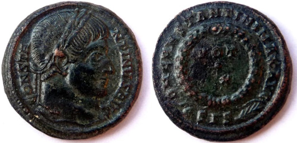 D N CONSTANTINI MAX AVG/321-324/Siscia monnaies antiques romaines imperiales et republicaines d n constantini max avg 321 324 siscia