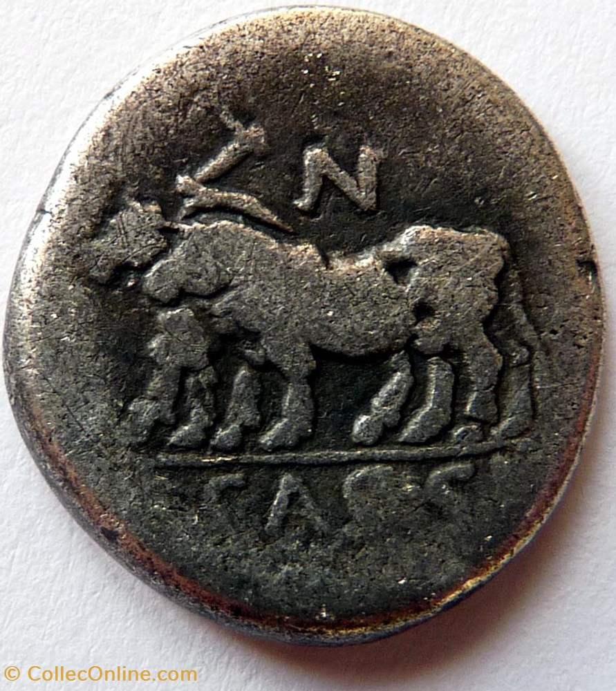 monnaies antiquite av jc ap romaines republicaines imperiales gens cassia 102 denier ceres