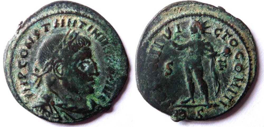 monnaies antiques romaines imperiales et republicaines ric 33 constantin 1er 315 rome soli invicto comiti