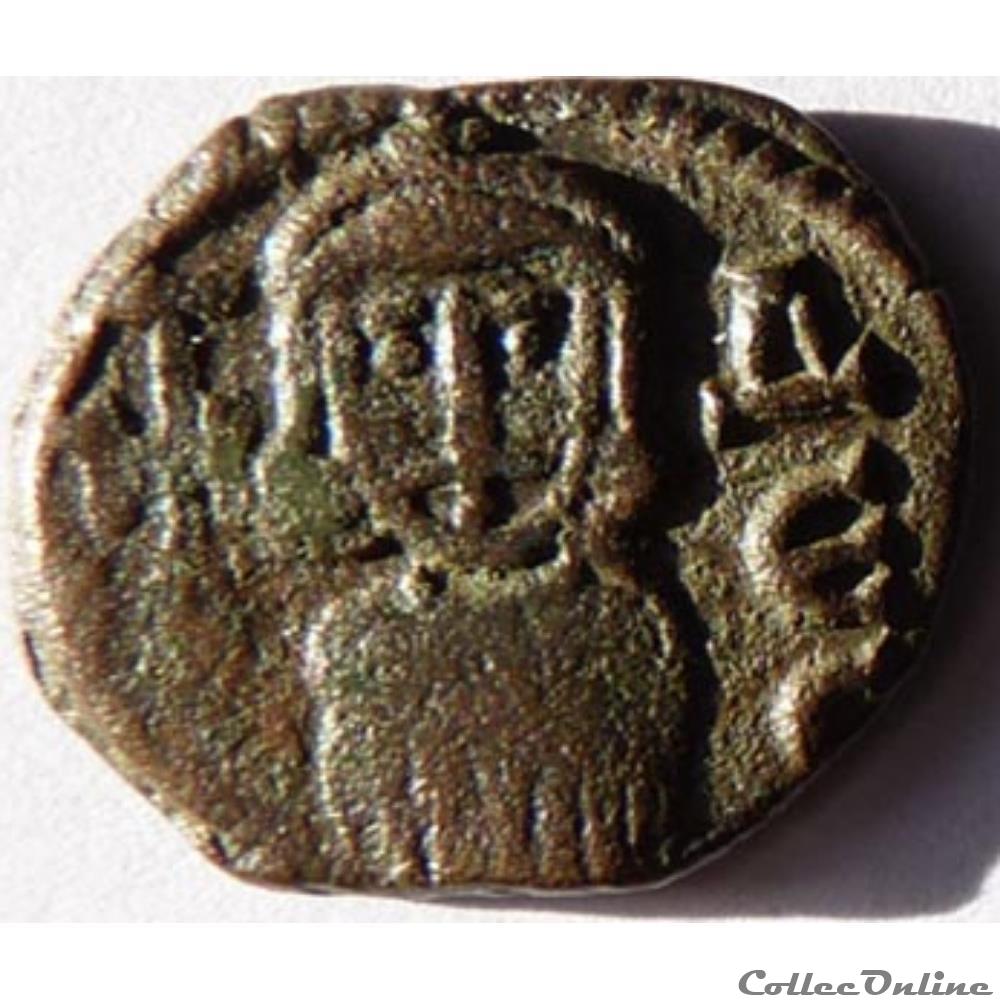 Constantin V 741-775 et son fils Léon IV/Syracuse monnaie antique byzantine constantin v 741 775 et son fils leon iv syracuse