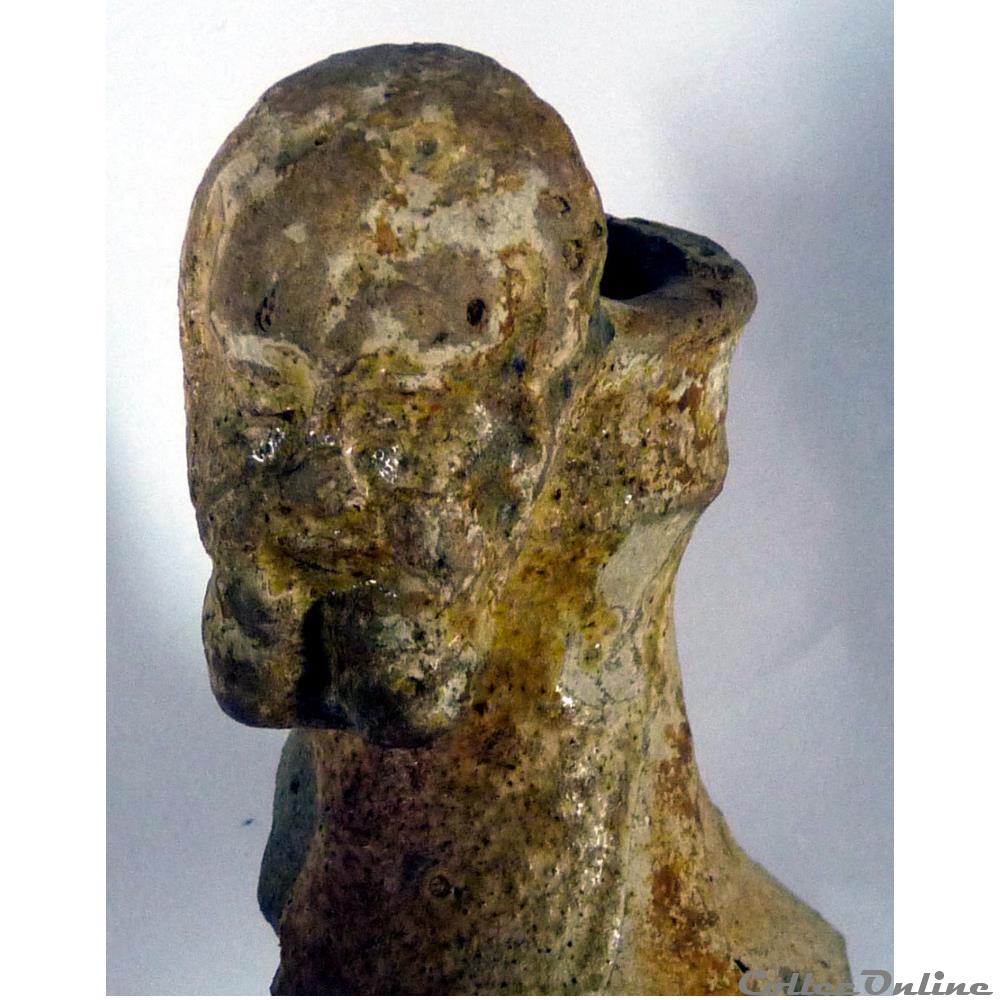 art antiquite archeologie afrique col de bouteille antique